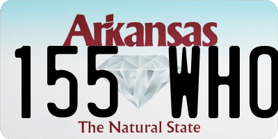 AR license plate 155WHO
