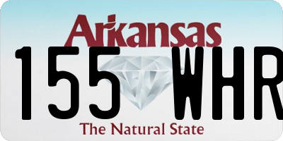 AR license plate 155WHR