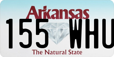 AR license plate 155WHU