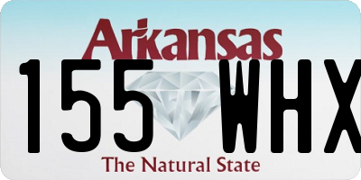 AR license plate 155WHX