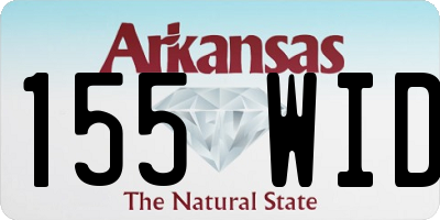 AR license plate 155WID