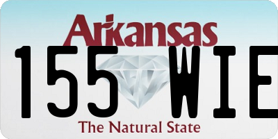 AR license plate 155WIE