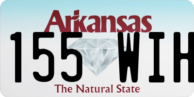 AR license plate 155WIH