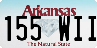 AR license plate 155WII