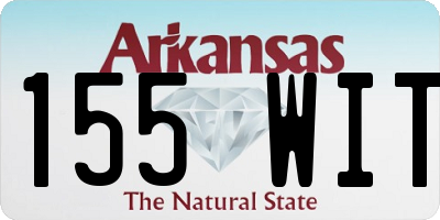AR license plate 155WIT