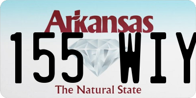 AR license plate 155WIY