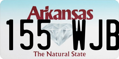 AR license plate 155WJB