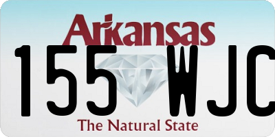AR license plate 155WJC