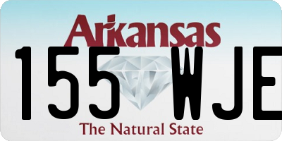 AR license plate 155WJE