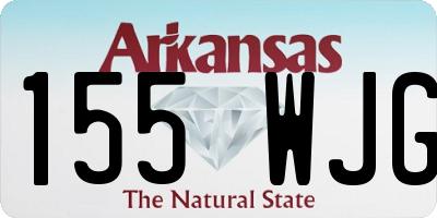 AR license plate 155WJG