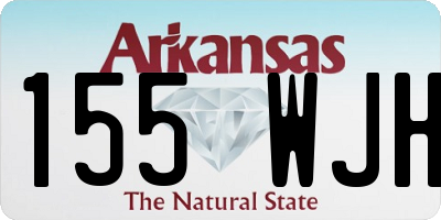 AR license plate 155WJH