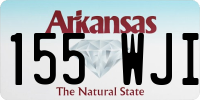 AR license plate 155WJI