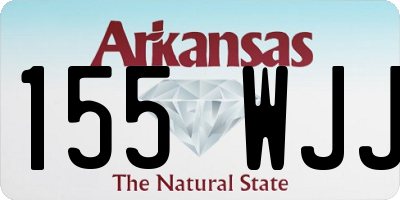AR license plate 155WJJ