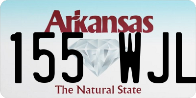 AR license plate 155WJL