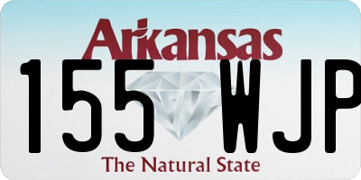 AR license plate 155WJP