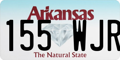 AR license plate 155WJR