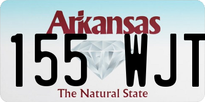AR license plate 155WJT