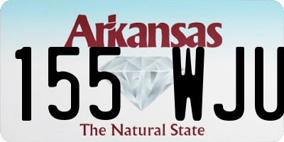 AR license plate 155WJU