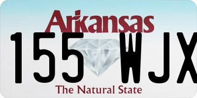 AR license plate 155WJX