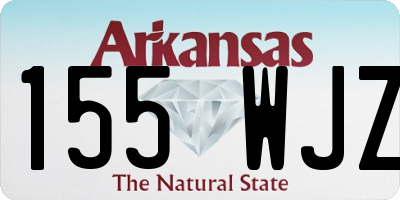 AR license plate 155WJZ