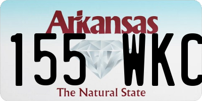 AR license plate 155WKC