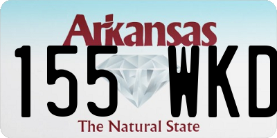 AR license plate 155WKD