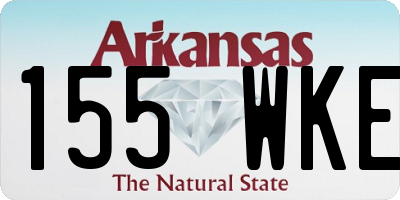 AR license plate 155WKE