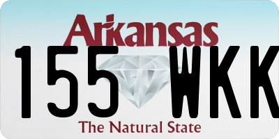 AR license plate 155WKK