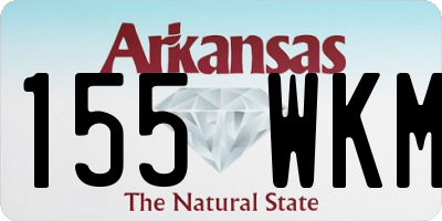 AR license plate 155WKM