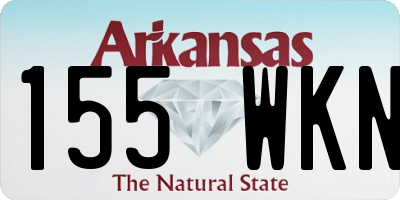 AR license plate 155WKN