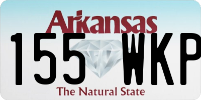 AR license plate 155WKP
