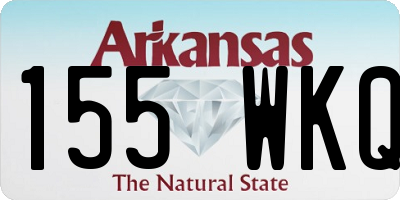 AR license plate 155WKQ
