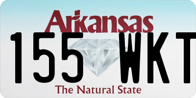 AR license plate 155WKT