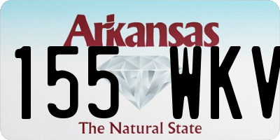 AR license plate 155WKV