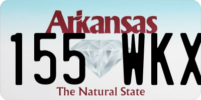 AR license plate 155WKX