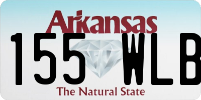AR license plate 155WLB