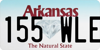 AR license plate 155WLE