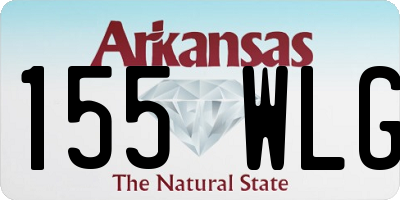 AR license plate 155WLG