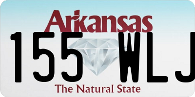 AR license plate 155WLJ