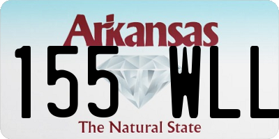 AR license plate 155WLL