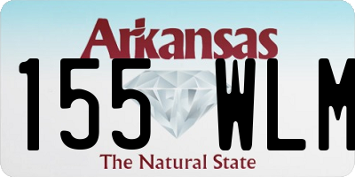 AR license plate 155WLM