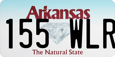 AR license plate 155WLR