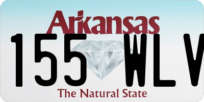 AR license plate 155WLV