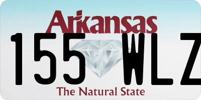 AR license plate 155WLZ