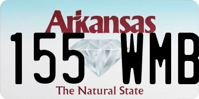 AR license plate 155WMB