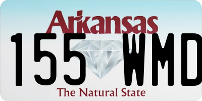 AR license plate 155WMD