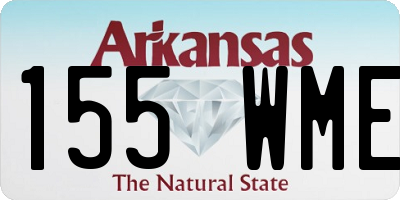AR license plate 155WME