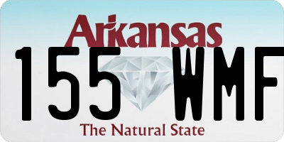 AR license plate 155WMF