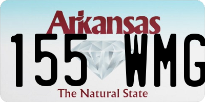 AR license plate 155WMG
