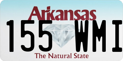 AR license plate 155WMI